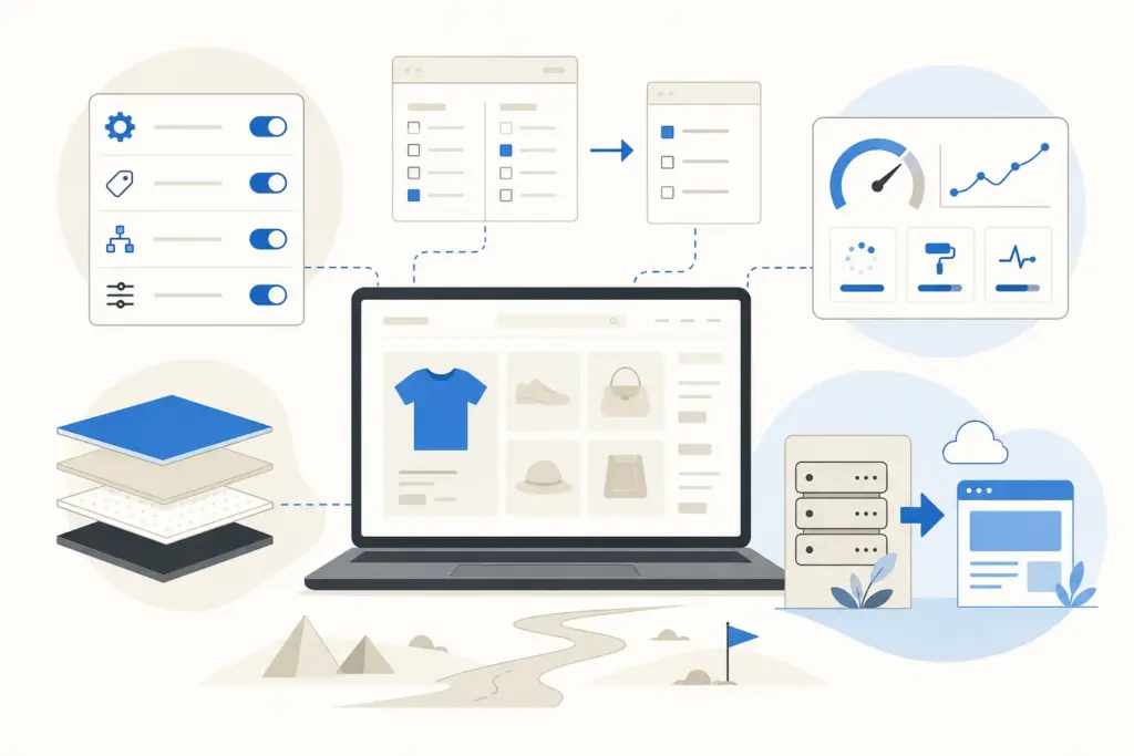 Magento SEO in 2026: the stock settings, the layered-nav fix, and when to migrate off