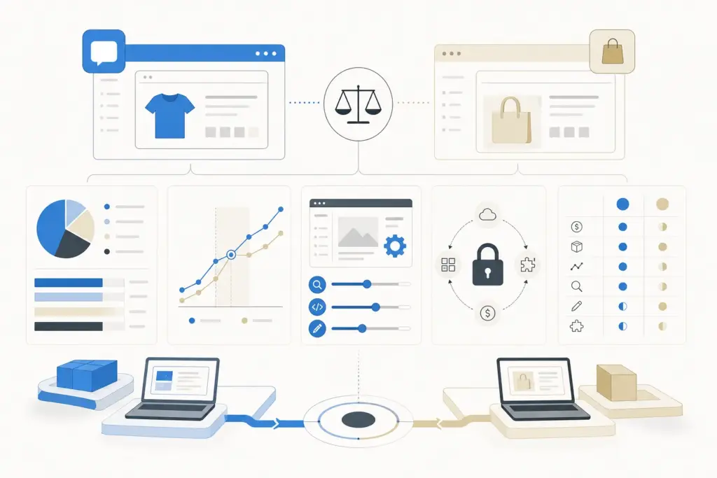 WooCommerce vs Shopify in 2026: Real Cost Comparison and the Question That Actually Decides It